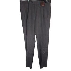 Austin Reed Natural Stretch Gabardine Extra Fine Merino Wool Pants Size 40 R NWT
